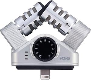 51LiLSFLGL._AC_SY300_SX300_ Zoom iQ6 Stereo Microphone Review Best Audio Recorder for iPhone and iPad Users