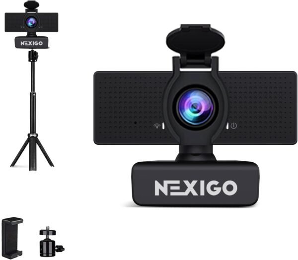 51qUvpSEWbL._AC_SL1500_ NexiGo N60 Webcam Review Affordable 1080P Business Camera with Microphone and Privacy Cover