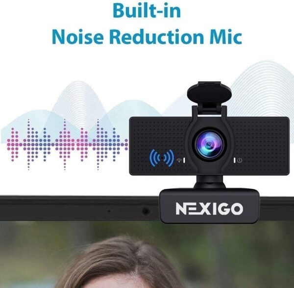 61Fc5OJ7k8S._AC_SL1000_ NexiGo N60 Webcam Review Affordable 1080P Business Camera with Microphone and Privacy Cover