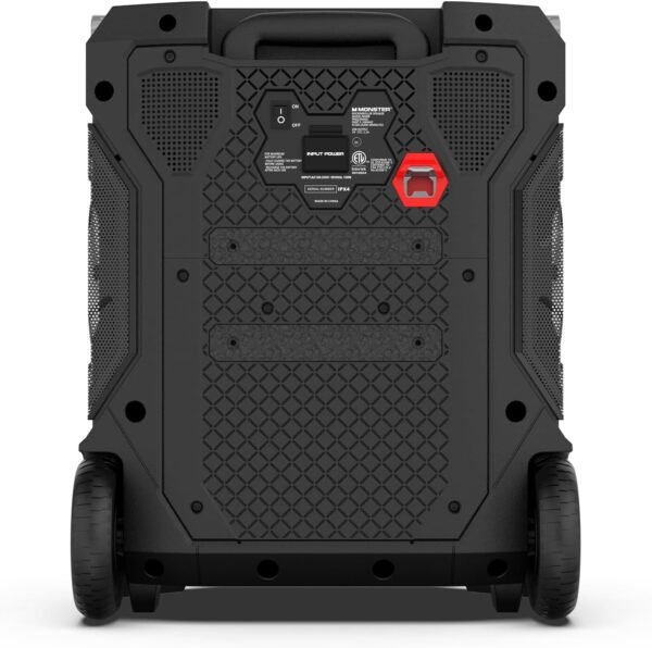 61IyAlfU45L._AC_SL1500_ Monster Rockin' Roller 360 Portable Bluetooth Speaker review with 240W sound and 100-hour battery