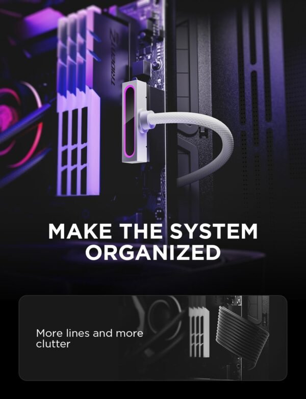 61PgKq7K9yL._AC_SL1500_ Review of AsiaHorse Hydrus 24PIN Power Extension for PC Builds and Cable Management