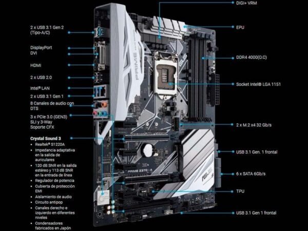 61moS7DGDL._AC_SL1000_ ASUS Prime Z370-A Motherboard Review Unveiling Features for 8th Gen Intel Processors