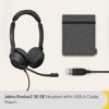 61vfJ4e4SuL._AC_SL1400_ Jabra Evolve2 30 SE wired headset review exceptional audio quality for professionals