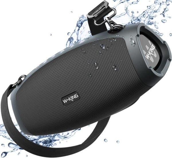 715iFZ0wpIL._AC_SL1306_ W-KING X10 Portable Bluetooth Speaker Review 2023 Powerful Bass, Waterproof Design, and 42H Playtime