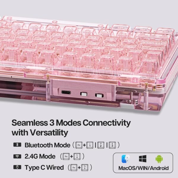 KiiBoom Phantom 81 V2 Mechanical Gaming Keyboard Review Hot Swappable RGB Backlit Design