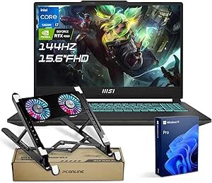 71PYV0FcTAL.__AC_SX300_SY300_QL70_ML2_ MSI Cyborg 15 i7 RTX 4060 laptop review powerful gaming performance