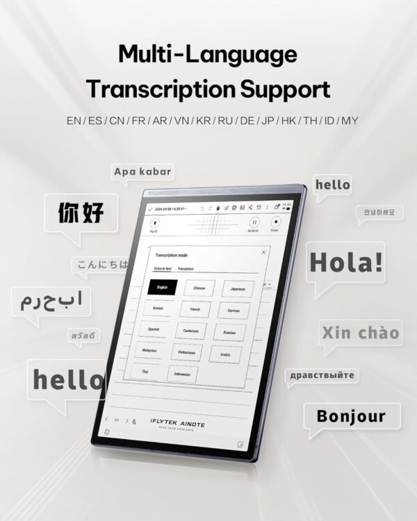 Review of iFLYTEK AINOTE Air 2 Digital Notebook Tablet and Features