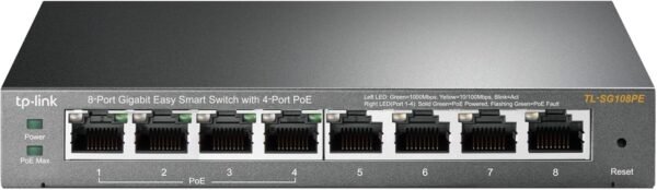Comprehensive review of TP-Link TL-SG108PE smart managed PoE switch for seamless networking