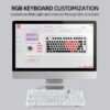 CoolKiller CK75 Transparent Mechanical Keyboard review rechargeable wireless gaming keyboard with RGB backlit