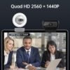 71kdMDlfQtL._AC_SL1500_ GUSGU G910 2K Quad HD Webcam Review with Microphone, Light, and Privacy Cover