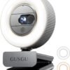 71xSu2lZH8L._AC_SL1500_ GUSGU G910 2K Quad HD Webcam Review with Microphone, Light, and Privacy Cover