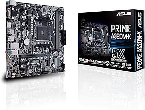 812iKCC0X8L.__AC_SX300_SY300_QL70_ML2_ ASUS PRIME A320M-K Motherboard Review Best Budget AMD Ryzen AM4 Option