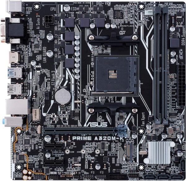 813BVVlIY9L._AC_SL1500_ ASUS PRIME A320M-K Motherboard Review Best Budget AMD Ryzen AM4 Option