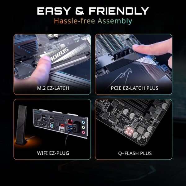 81WUNUg1i0L._AC_SL1500_ GIGABYTE B850 AORUS Elite WIFI7 ICE Motherboard Review DDR5 and PCIe 5.0 Insights