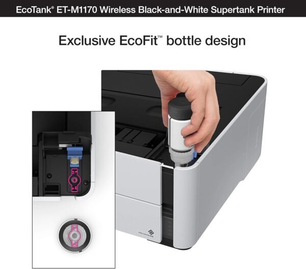 81kQGdl7p3L._AC_SL1500_ Epson EcoTank ET-M1170 wireless monochrome printer review for office efficiency and savings