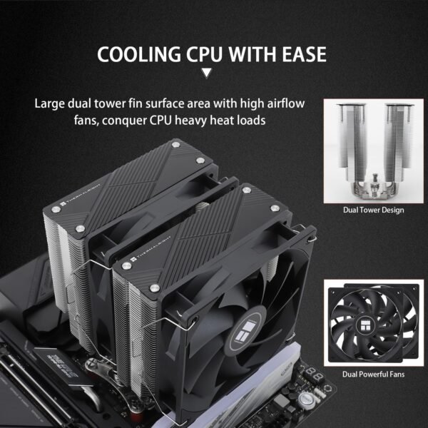 Version 1.0.0 Thermalright Phantom Spirit 120 CPU Air Cooler review powerful cooling with dual fans