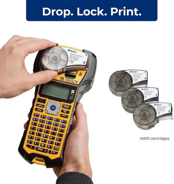 91oeahH1X0L._AC_SL1500_ Brady M210 Label Printer Kit Review durable portable design ideal for professionals