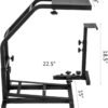 615dlBEeANL._AC_SL1500_ VEVOR Racing Wheel Stand review adjustable cockpit for Logitech G29 G920 pedals
