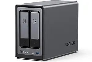 61WvMIHMDcL.__AC_SX300_SY300_QL70_FMwebp_ UGREEN NASync DXP2800 2-Bay Desktop NAS review Intel N100-powered storage solution