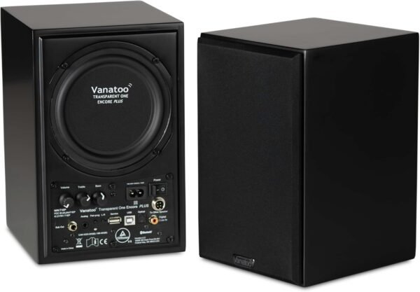 Vanatoo Transparent One Encore Plus review powered studio monitor speakers for PC and gaming