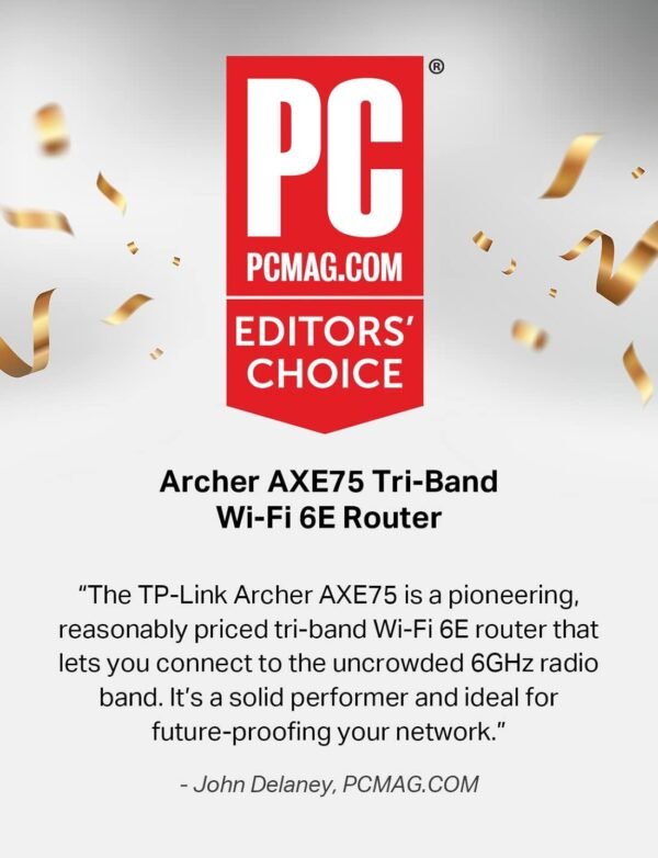 61nu9-VJx7L._AC_SL1434_ TP-Link AXE5400 Archer AXE75 WiFi 6E Router review for gaming and VPN users