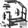 71hFlqaSRAL._AC_SL1500_ VEVOR Racing Wheel Stand review adjustable cockpit for Logitech G29 G920 pedals