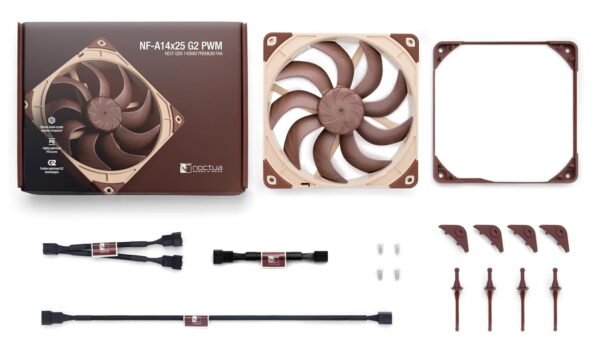 71tkBHZ7axL._SL1500_ Review of Noctua NF-A14x25 G2 PWM Quiet 140mm PC Fan Performance