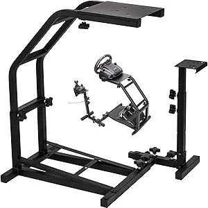 71xNnbh0ZOL.__AC_SX300_SY300_QL70_FMwebp_ VEVOR Racing Wheel Stand review adjustable cockpit for Logitech G29 G920 pedals